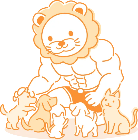 学長と動物